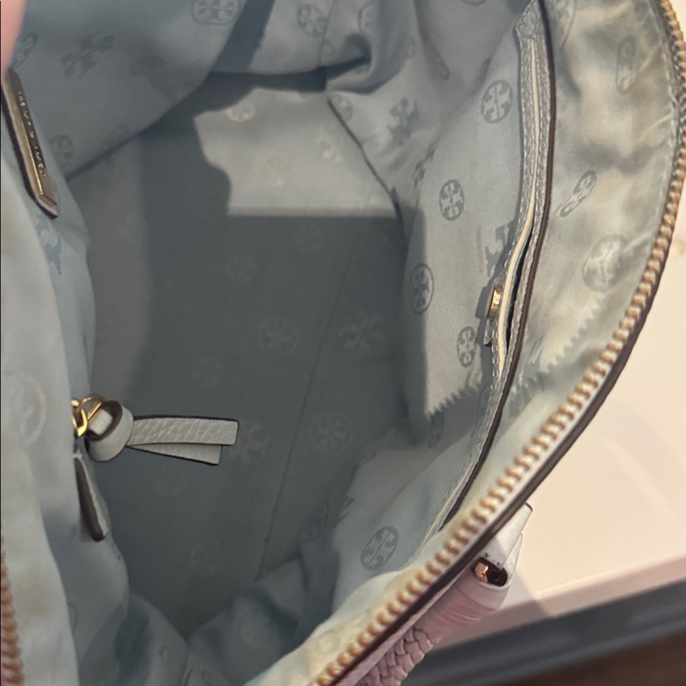 Tory Burch Light Gray Tote Bag - Picture 5 of 5